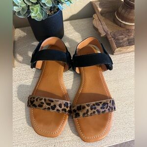 Ugg leopard print sandals